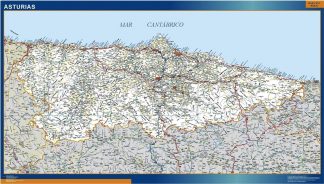 Mapamundi Pared grande  Mapas Cantabria y Santander grandes de pared